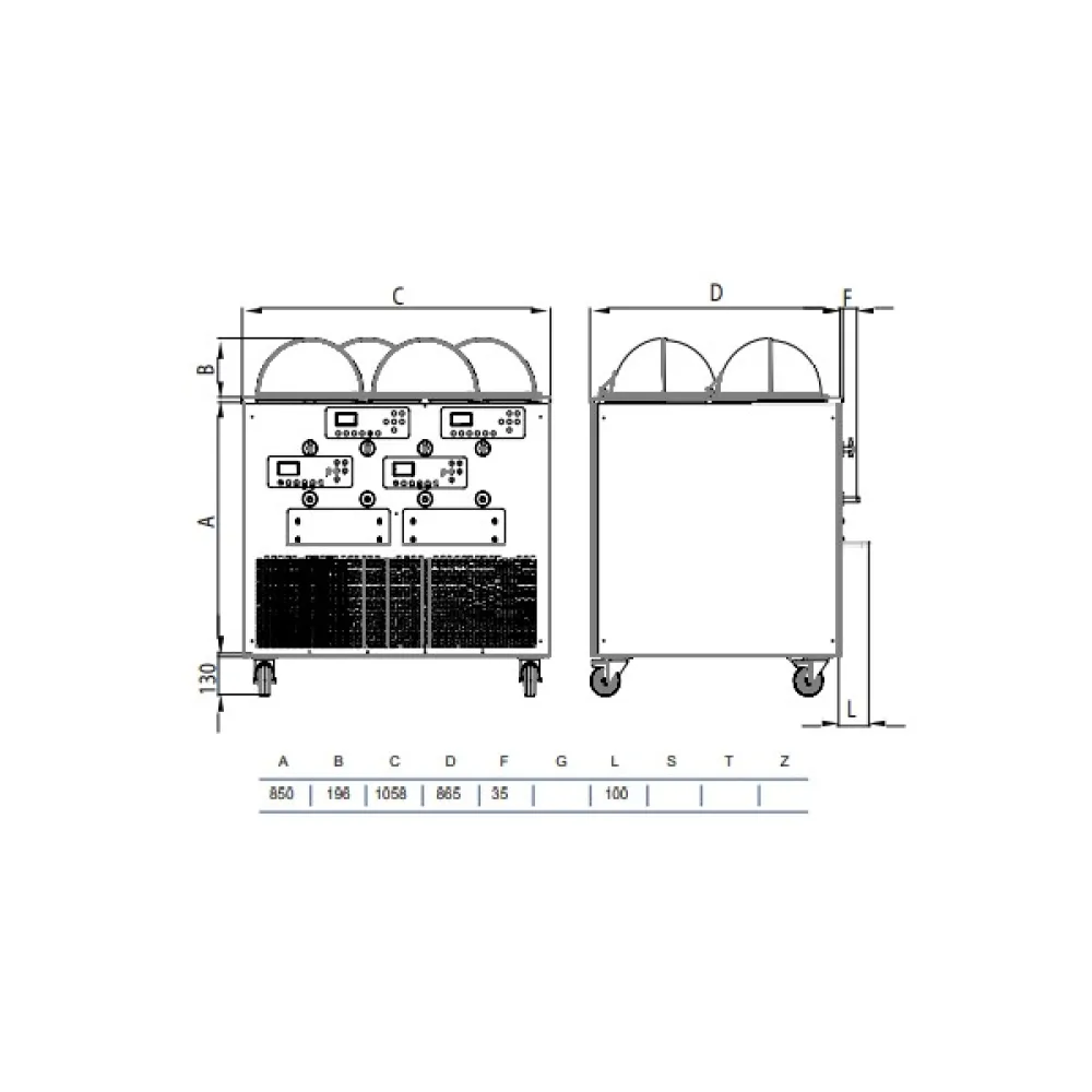 Ice-cream storage display STAFF Ice system 1959 GLS4