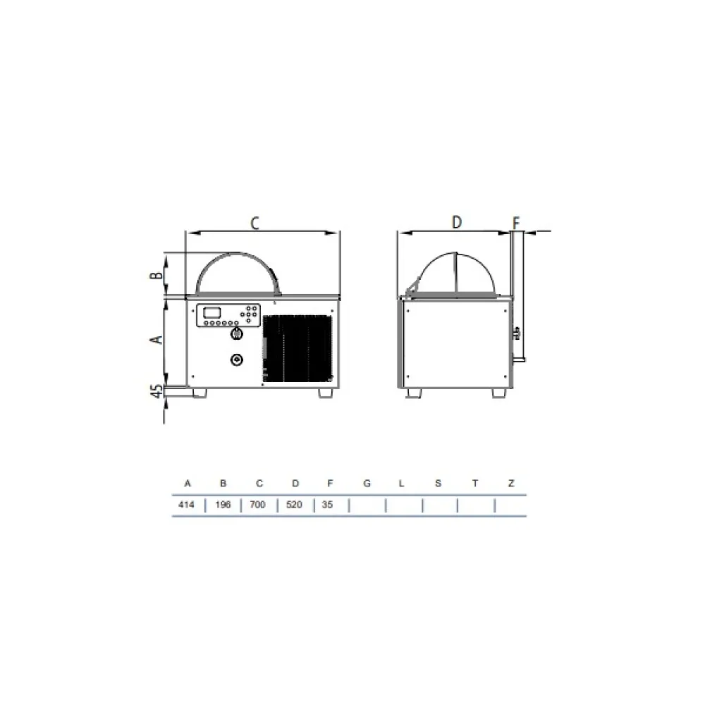 Ice-cream storage display STAFF Ice system 1959 GLST1