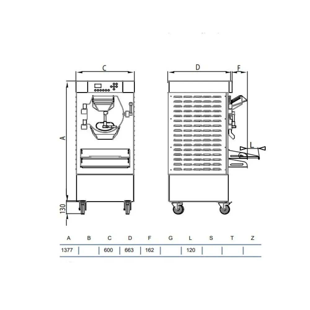 Ice cream machine STAFF Ice system 1959 HBE400