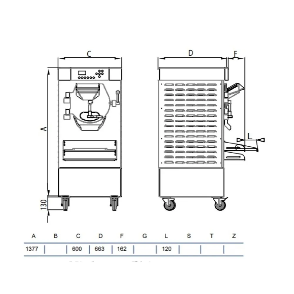 Ice cream machine STAFF Ice system 1959 HBE600