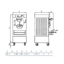 Ice cream machine STAFF Ice system 1959 HBE600