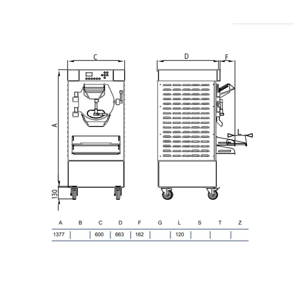 Ice cream machine STAFF Ice system 1959 HBE800