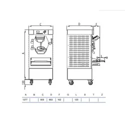 Ice cream machine STAFF Ice system 1959 HBE800
