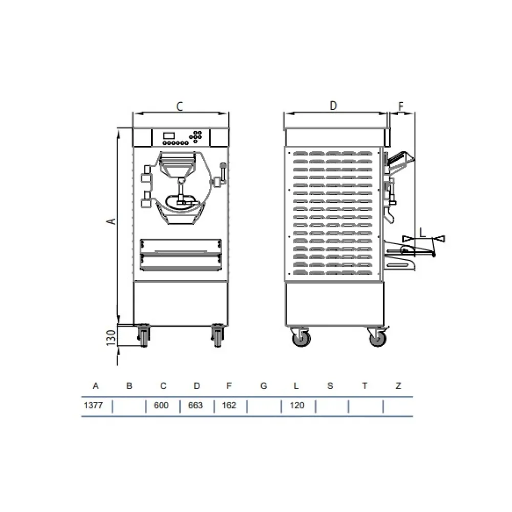 Ice cream machine STAFF Ice system 1959 HBX1000