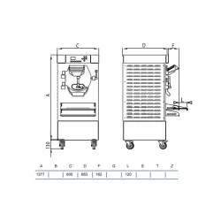 Ice cream machine STAFF Ice system 1959 HBX1000
