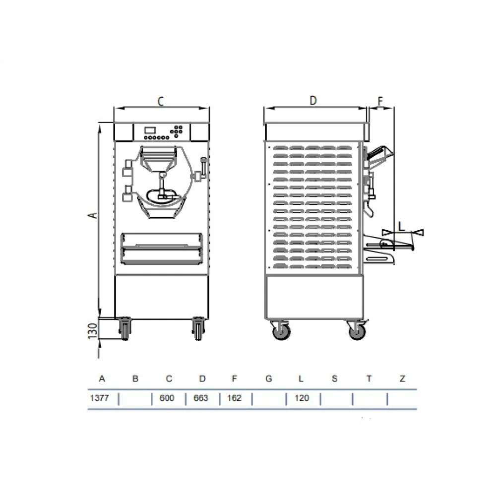 Ice cream machine STAFF Ice system 1959 HBX400