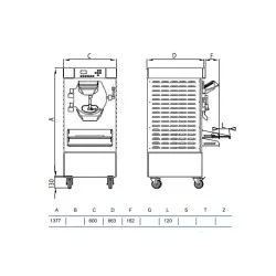Ice cream machine STAFF Ice system 1959 HBX400