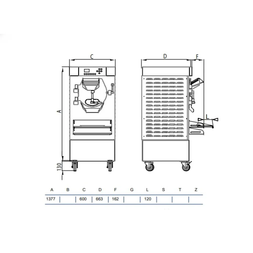 Ice cream machine STAFF Ice system 1959 HBX600
