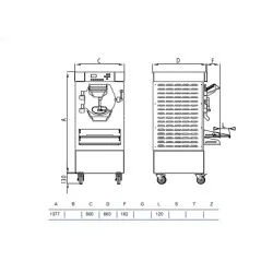 Ice cream machine STAFF Ice system 1959 HBX600