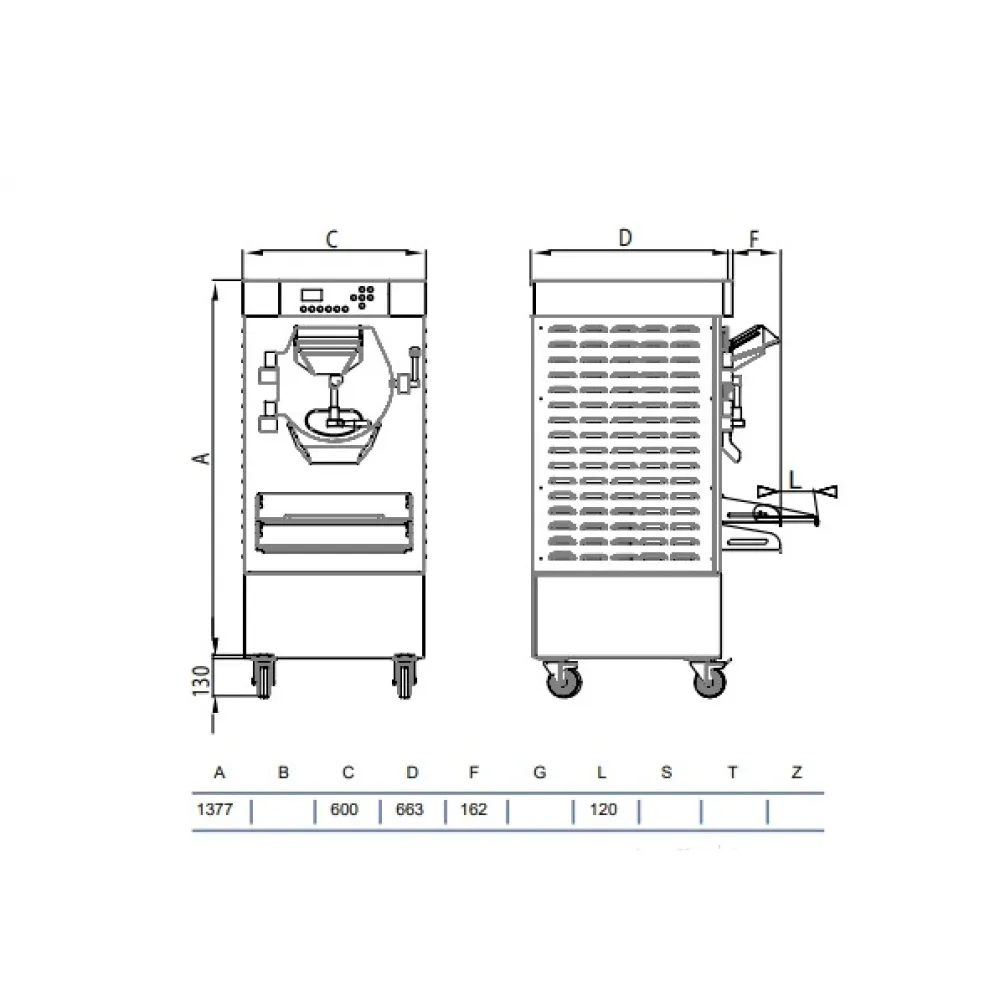 Ice cream machine STAFF Ice system 1959 HBX800