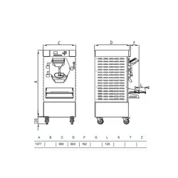 Ice cream machine STAFF Ice system 1959 HBX800
