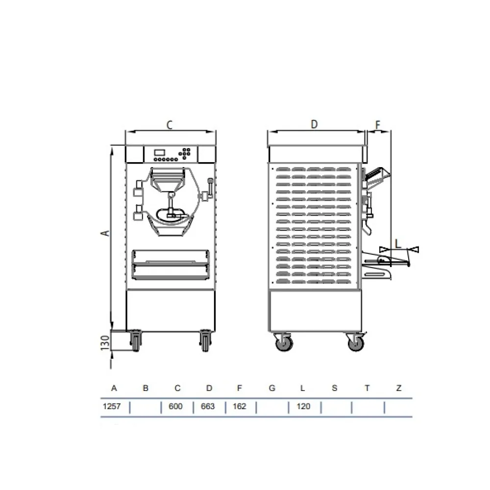 Ice cream machine STAFF Ice system 1959 HSE400