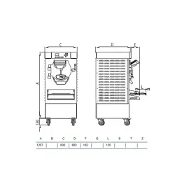Ice cream machine STAFF Ice system 1959 HSE400