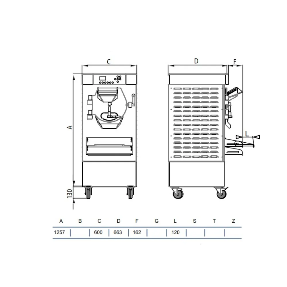 Ice cream machine STAFF Ice system 1959 HSE600