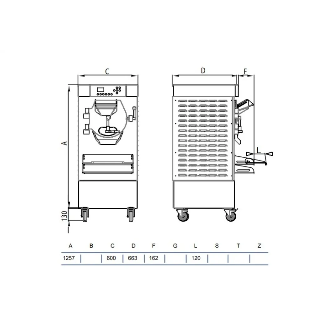 Ice cream machine STAFF Ice system 1959 HSE800