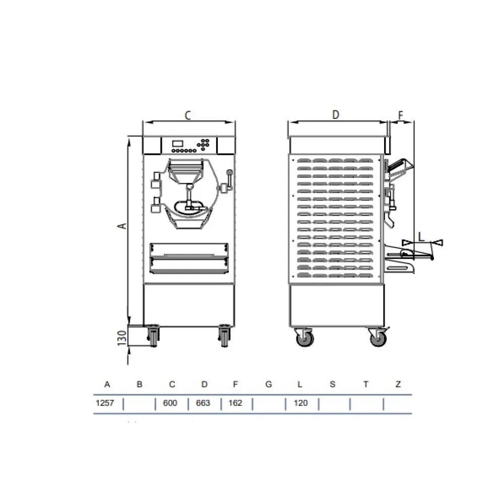 Ice cream machine STAFF Ice system 1959 HSX1000