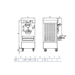 Ice cream machine STAFF Ice system 1959 HSX1000