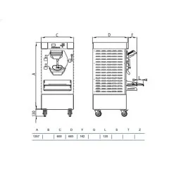Ice cream machine STAFF Ice system 1959 HSX400