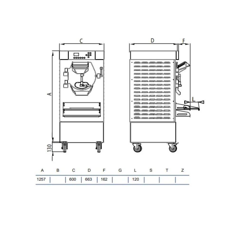 Ice cream machine STAFF Ice system 1959 HSX600