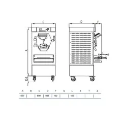 Ice cream machine STAFF Ice system 1959 HSX300