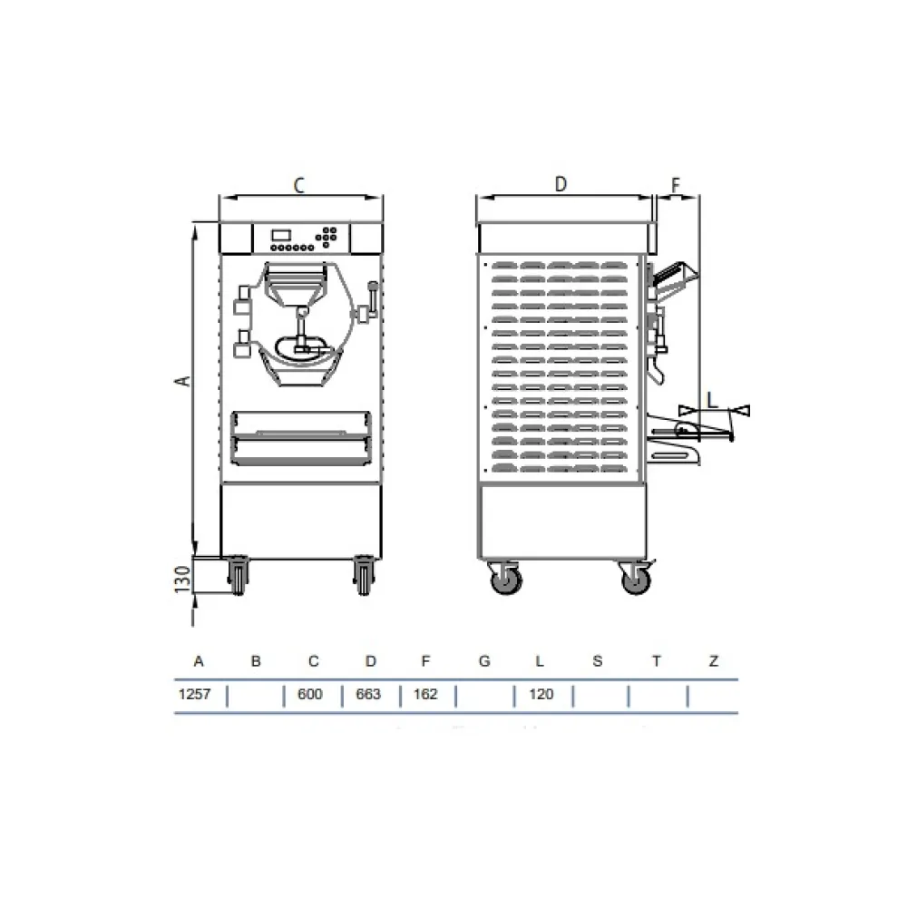 Ice cream machine STAFF Ice system 1959 HSX800