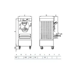 Ice cream machine STAFF Ice system 1959 HSX800