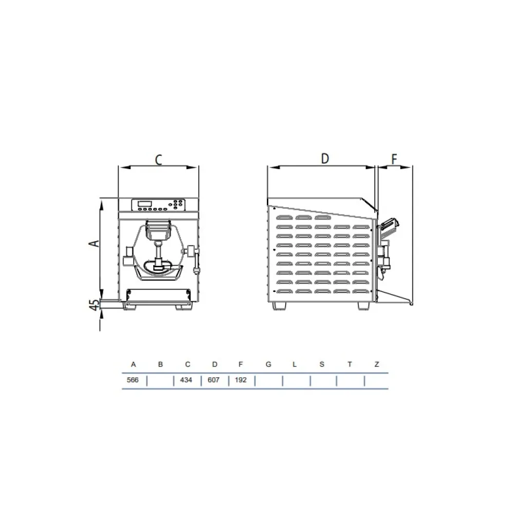 Ice cream machine STAFF Ice system 1959 HTE200