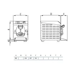 Ice cream machine STAFF Ice system 1959 HTX200
