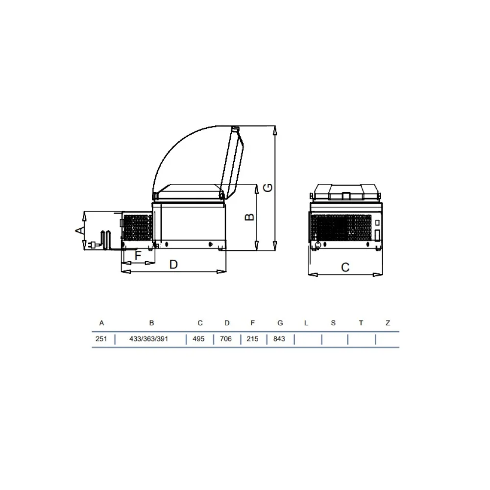 Ice-cream storage display STAFF Ice system 1959 V410VFS