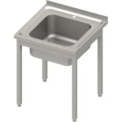 Table with sink without shelf Stalgast 983806060