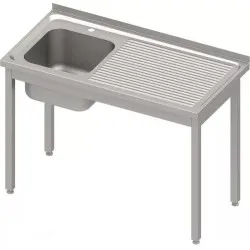 Table with sink without shelf Stalgast 983816080