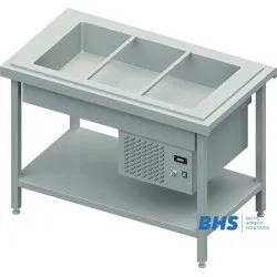 Counter with refrigerated well Stalgast BHS105121
