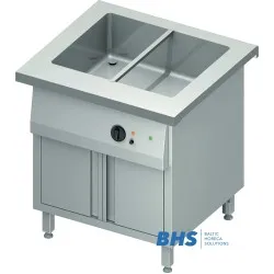 Hot bain-marie with neutral cabinet Stalgast ST218081