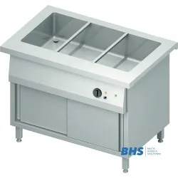 Hot bain-marie with neutral cabinet Stalgast ST219111