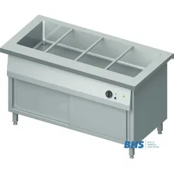 Hot bain-marie with neutral cabinet Stalgast ST220151