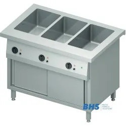 Hot bain-marie with neutral cabinet Stalgast ST222111