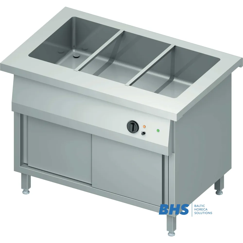 Hot bain-marie with heated cabinet Stalgast ST225111