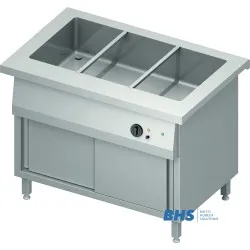 Hot bain-marie with heated cabinet Stalgast ST225111
