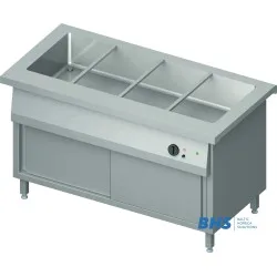 Hot bain-marie with heated cabinet Stalgast ST226151