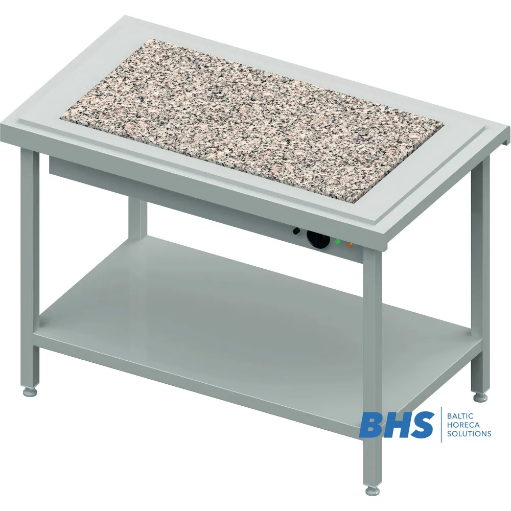 Counter with hot granite surface Stalgast BHS116121