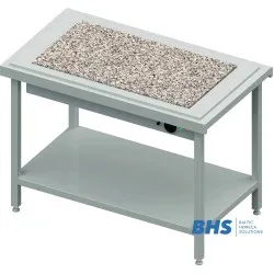 Counter with hot granite surface Stalgast BHS116121