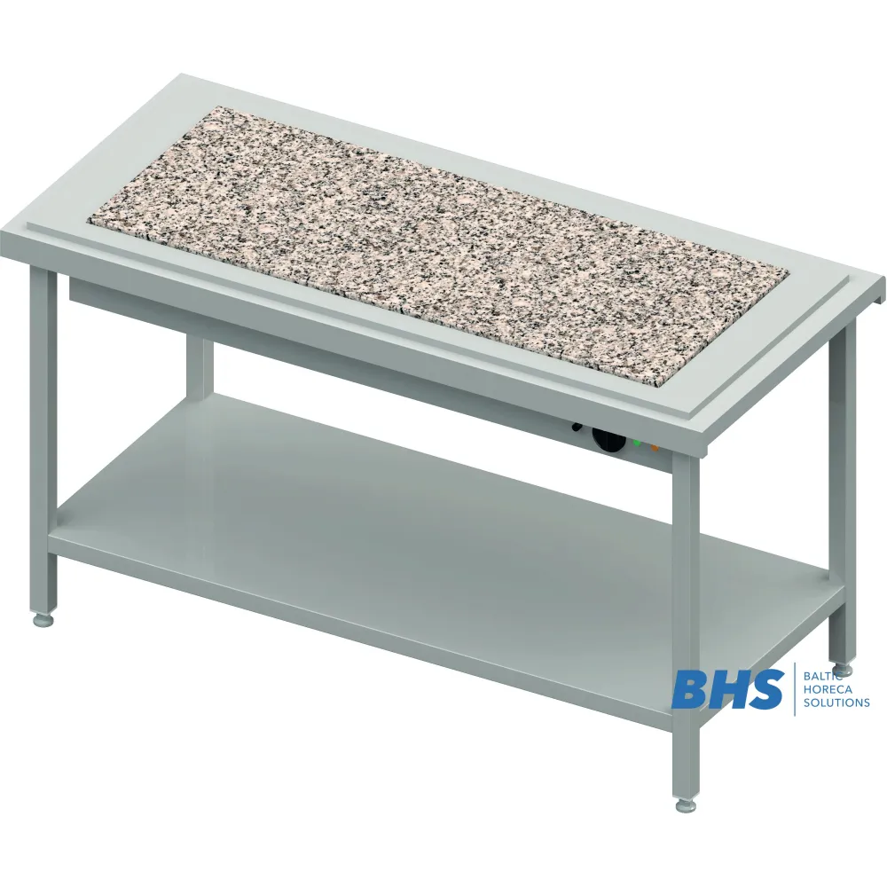 Counter with hot granite surface Stalgast BHS117151