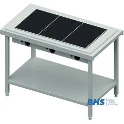 Counter with hot ceramic surface Stalgast BHS119121