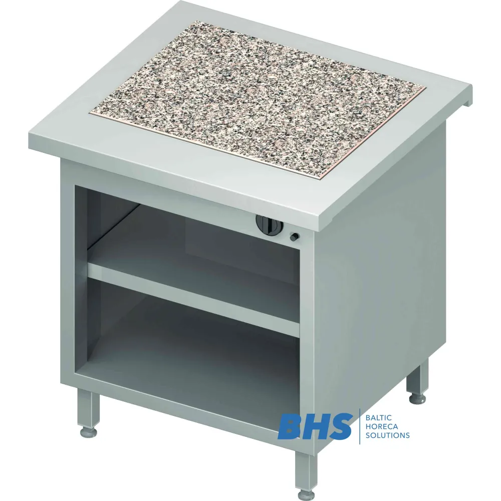 Hot or neutral cabinet with hot granite top Stalgast BHS232111