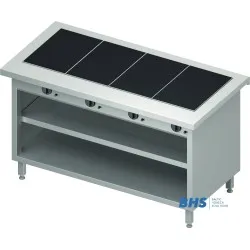 Counter with hot ceramic top and shelf Stalgast BHS233151