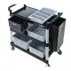 Polypropylene service trolley ARAVEN AR61217