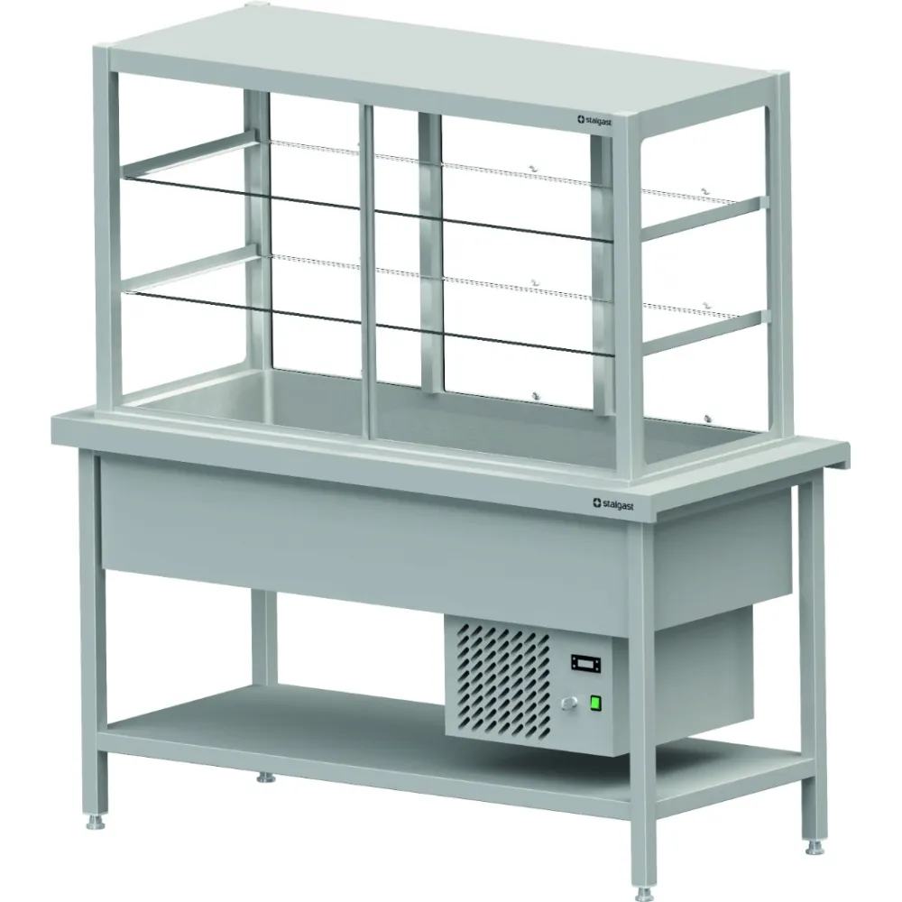 Counter with serving display cabinet Stalgast BHS114151