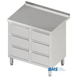 Table with 6 drawers Stalgast 980236840