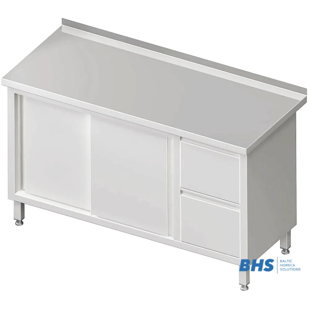 Table with 2 drawers and 2 sliding doors Stalgast 980356120