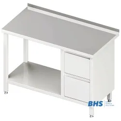 Work desk with drawers and shelf Stalgast 980276080